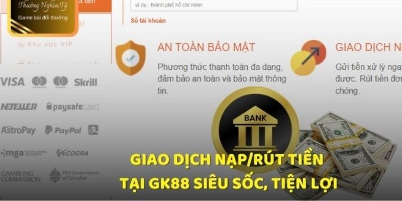 Hội viên nên theo dõi giao dịch nạp tiền GK88 sau khi đã hoàn tất